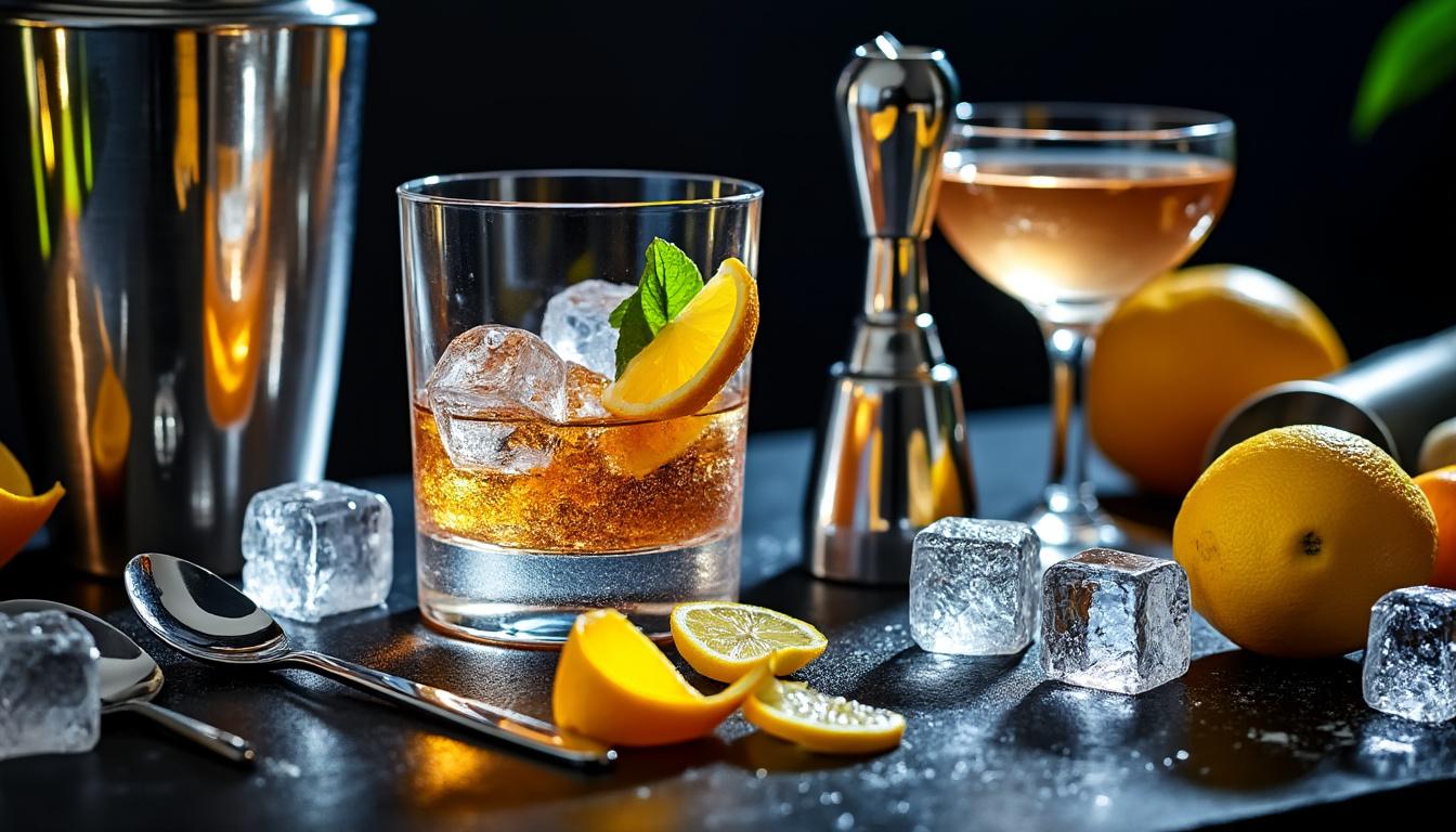 découvrez les 7 techniques fondamentales du mixologie : shake, stir, build, layer, muddle, dry shake et throw, pour maîtriser l'art du cocktail avec précision et créativité.