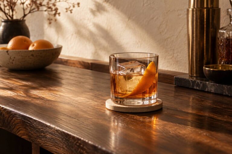 Old Fashioned revisité : sans sucre et faible en calories